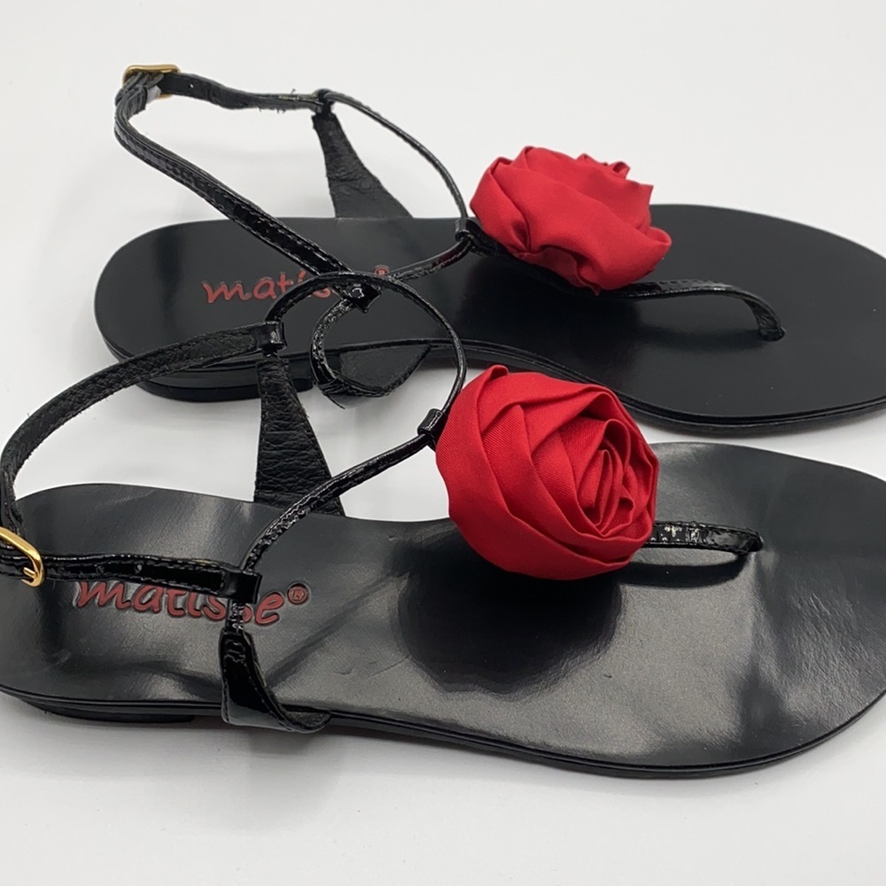 Matisse Rosette woman’s flat sandals size 6 M - Picture 4 of 12